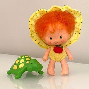 🍎 RARE 1979 First Issue Apple Dumplin' & Tea Time Turtle